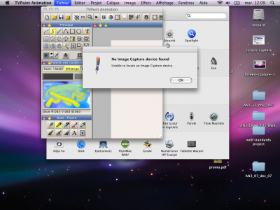 voilà TVPaint qui m'embête!