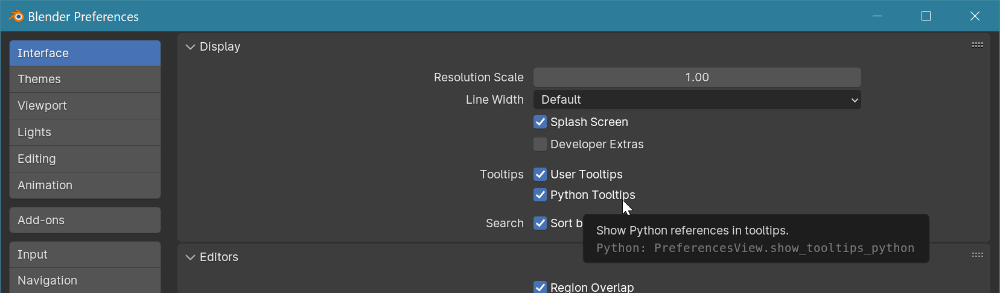 Python Tooltips option in Blender.png
