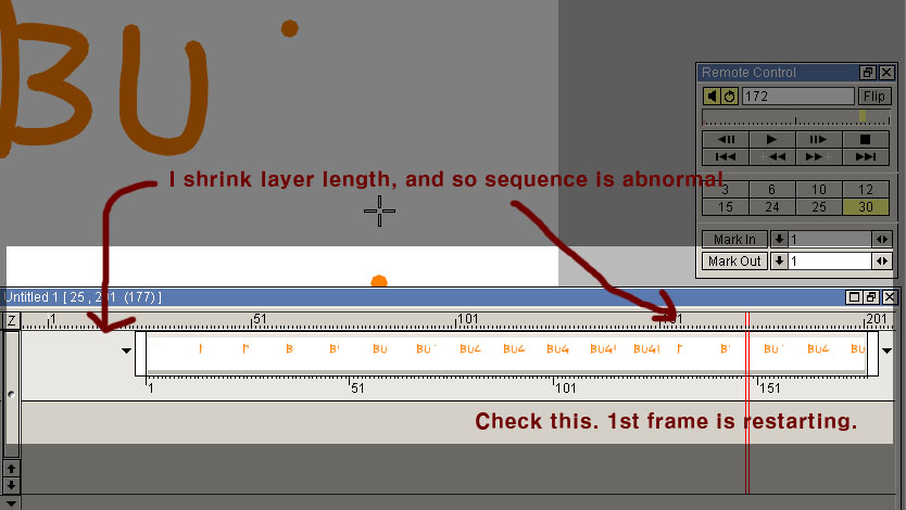 2. It is abnormal frame sequence