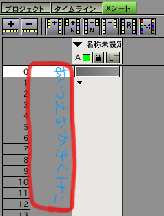 Xシートで気になる点